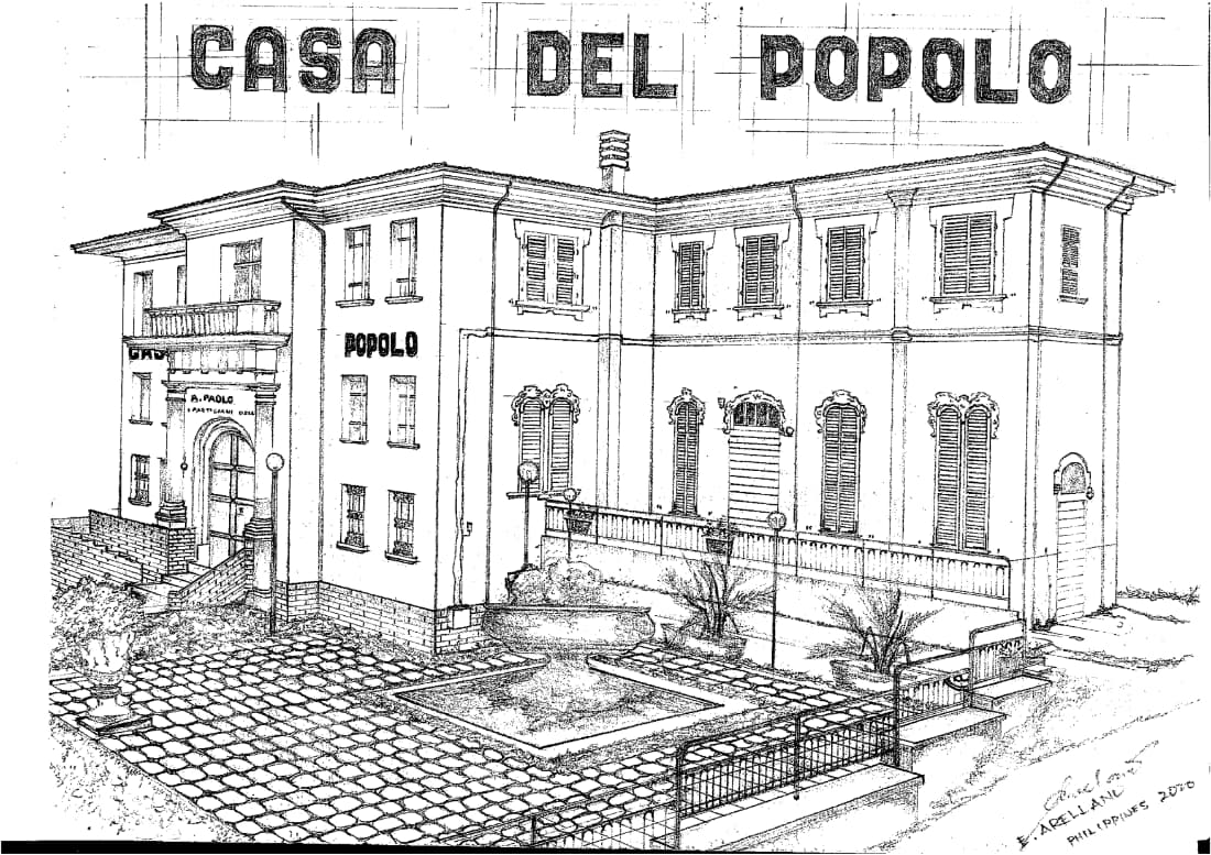 Casa del Popolo disegno